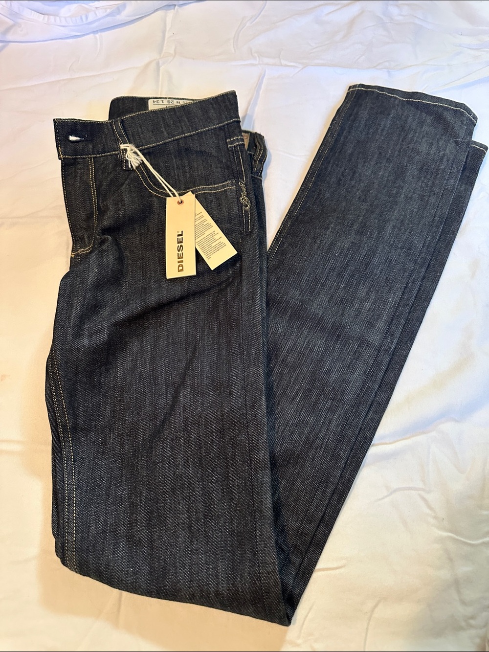 Diesel Women’s Skinny Jeans in Dark Blue Denim